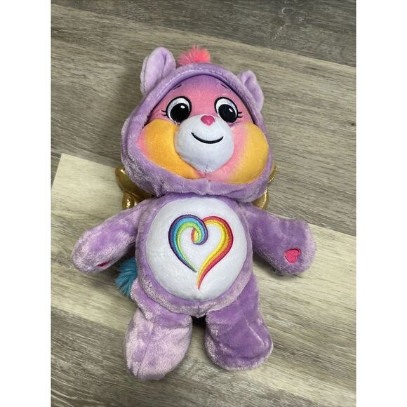 Care Bears 12” Togetherness Bear Pegasus Hoodie Friends Collector Plush 2021 - Picture 1 of 7